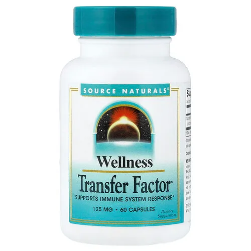 Source Naturals, Wellness, Transfer Factor™, 125 mg, 60 cápsulas