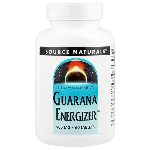 Source Naturals, Guaraná Energizer™, 60 comprimidos