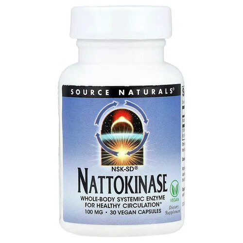 Source Naturals, Natoquinasa NSK-SD®, 100 mg, 30 cápsulas veganas