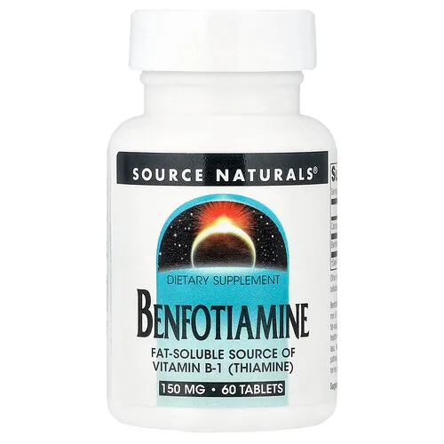 Source Naturals, Benfotiamina, 60 comprimidos