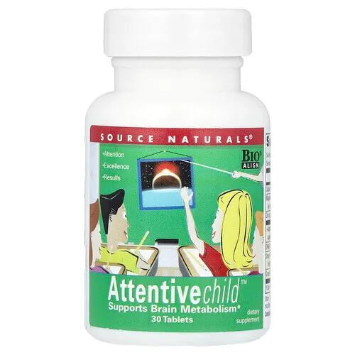 Source Naturals, Attentive Child™, 30 comprimidos