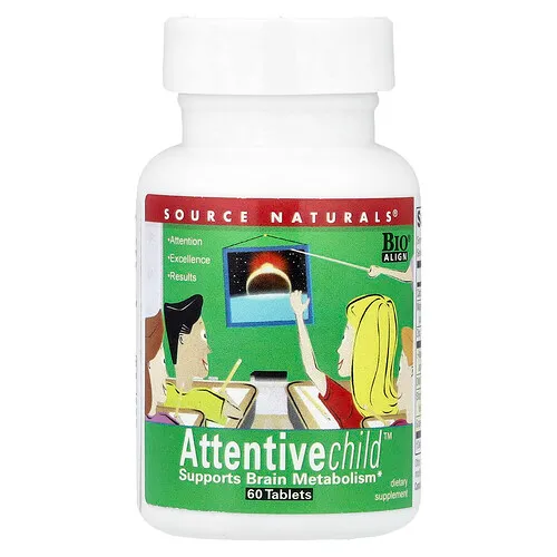 Source Naturals, Attentive Child™, 60 comprimidos