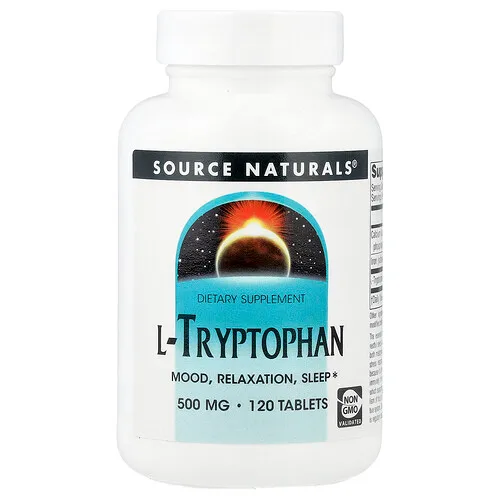 Source Naturals, L-triptófano, 120 comprimidos