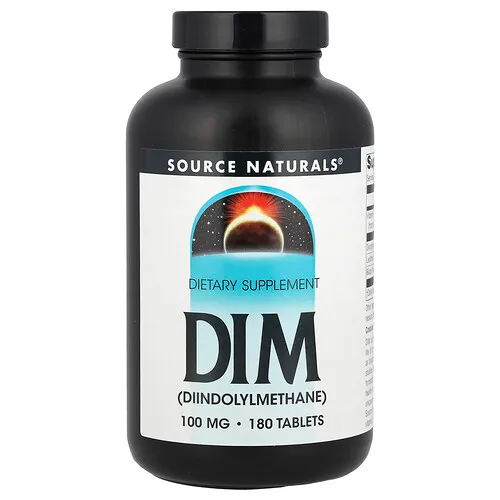 Source Naturals, DIM, Diindolilmetano, 100 mg, 180 comprimidos