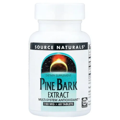 Source Naturals, Extracto de corteza de pino, 60 comprimidos