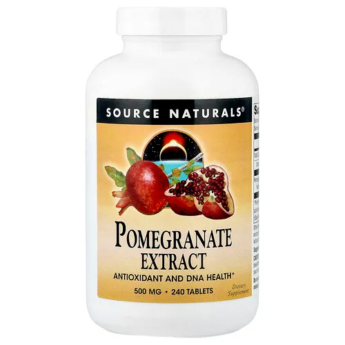 Source Naturals, Extracto de granada, 500 mg, 240 comprimidos
