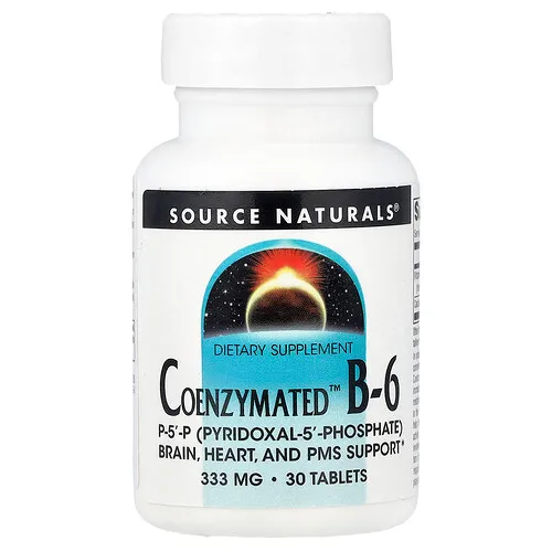 Source Naturals, Vitamina B6 Coenzymated™, 30 comprimidos