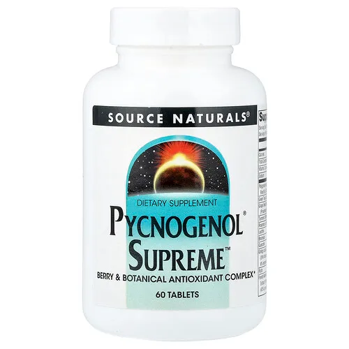 Source Naturals, Pycnogenol® Supreme™, 60 comprimidos