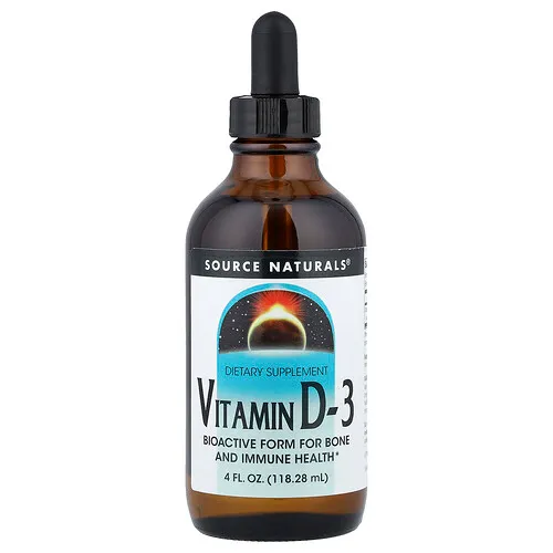 Source Naturals, Vitamina D3, 118,28 ml (4 oz. líq.)