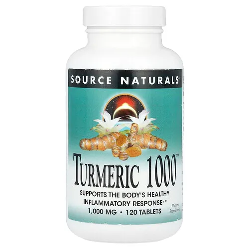 Source Naturals, Turmeric 1000™, 1000 mg, 120 comprimidos