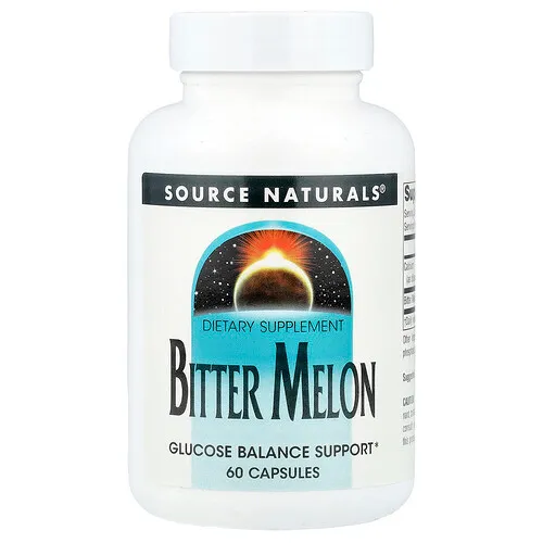 Source Naturals, Melón amargo, 60 cápsulas