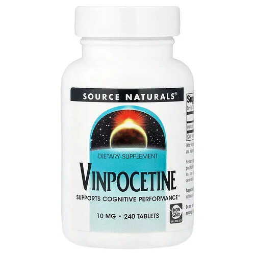 Source Naturals, Vinpocetina, 10 mg, 240 comprimidos