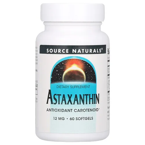 Source Naturals, Astaxantina, 60 cápsulas blandas