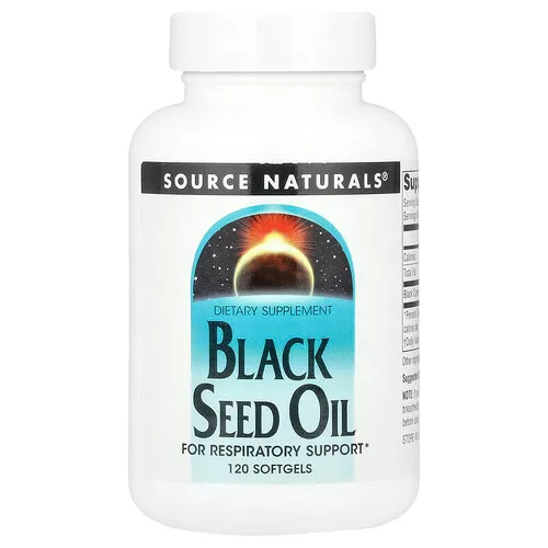 Source Naturals, Aceite de semilla de comino negro, 120 cápsulas blandas (500 mg por cápsula blanda)