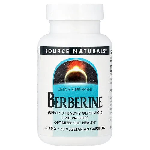 Source Naturals, Berberina, 500 mg, 60 cápsulas vegetales