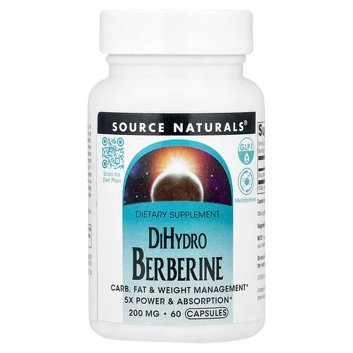 Source Naturals, Dihidroberberina, 200 mg, 60 cápsulas