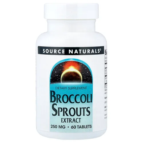 Source Naturals, Extracto de brotes de brócoli, 250 mg, 60 comprimidos