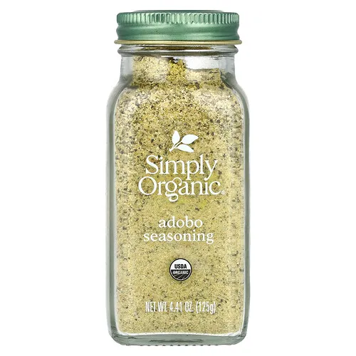Simply Organic, Sazonador de Adobo, 4.41 oz (125 g)