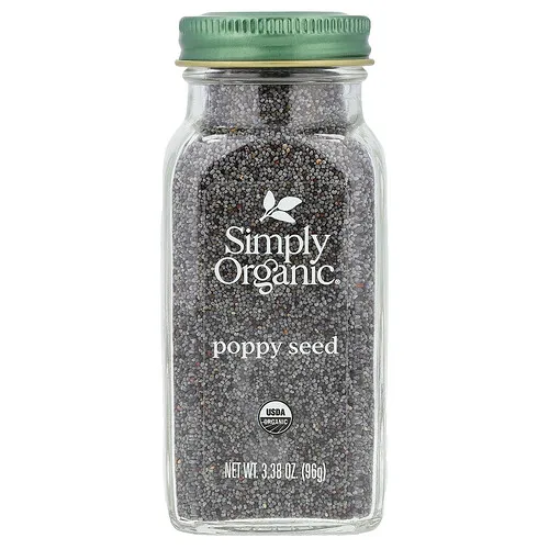 Simply Organic, Semilla de amapola, 96 g (3,38 oz)