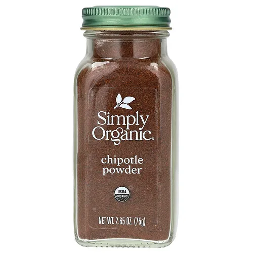 Simply Organic, Polvo de chipotle orgánico, 2.65 oz (75 g)