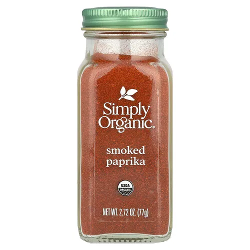 Simply Organic, Páprika ahumada orgánica, 77 g (2,72 oz)