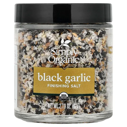 Simply Organic, Ajo negro, Sal para favorecer el bienestar corporal, 62 g (2,19 oz)