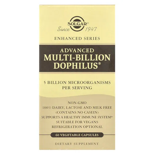 Solgar, Advanced Multi-Billion Dophilus®, 60 cápsulas vegetales