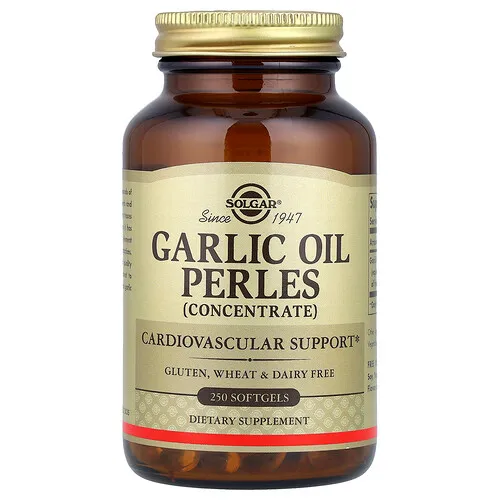 Solgar, Perlas de aceite de ajo, Concentrado, 250 cápsulas blandas (1 mg por cápsula blanda)