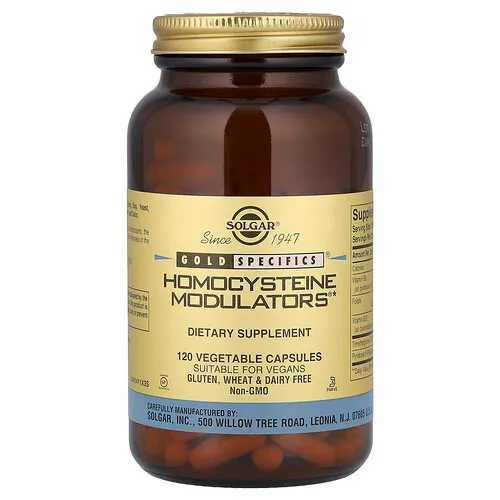 Solgar, Gold Specifics®, Homocysteine Modulators®, 120 cápsulas vegetales