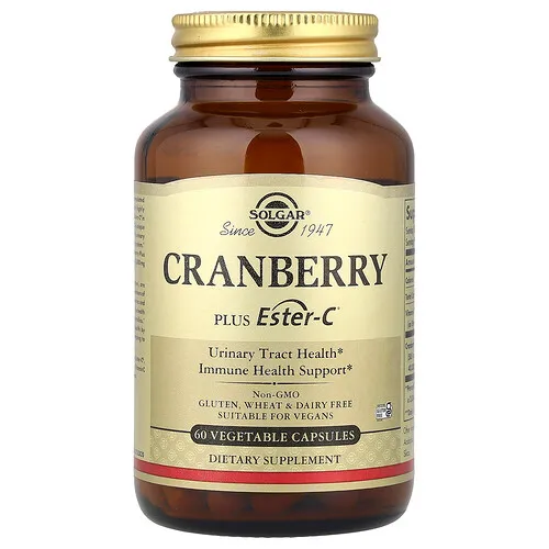 Solgar, Arándano rojo más Ester-C®, 60 cápsulas vegetales