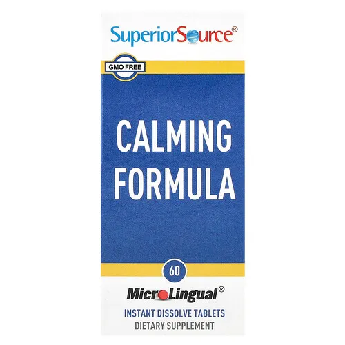 Superior Source, Fórmula calmante, 60 comprimidos de disolución instantánea