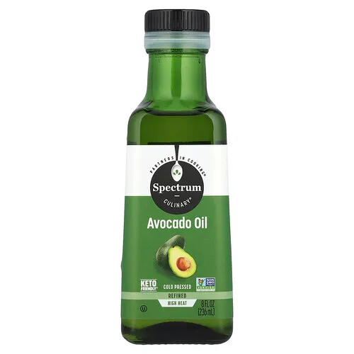 Spectrum Culinary, Aceite de aguacate, Prensado en frío, 236 ml (8 oz. líq.)