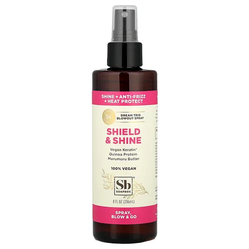 Soapbox, Shield & Shine, Trío de ensueño en spray para alisar, 236 ml (8 oz. líq.)