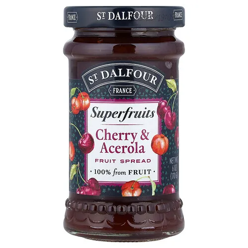 St. Dalfour, Superfrutas, Frutas para untar, Cereza y acerola`` 170 g (6 oz)