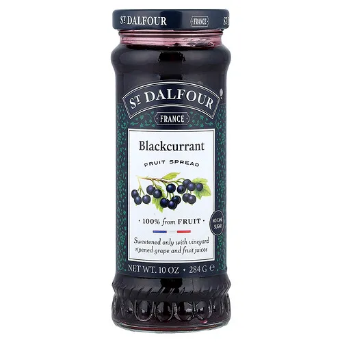 St. Dalfour, Pasta para untar frutal, Grosella negra, 284 g (10 oz)