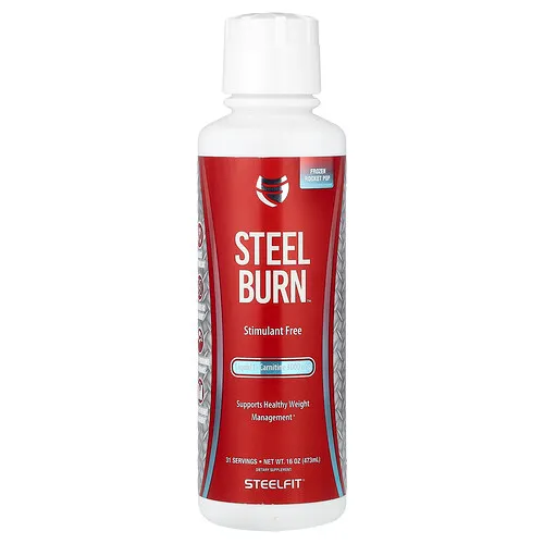 SteelFit, Steel Burn™, L-carnitina líquida, Paleta de rúcula congelada, 473 ml (16 oz)