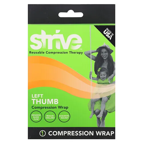 Strive, Compresión para el pulgar izquierdo, Talla única, 1 unidad