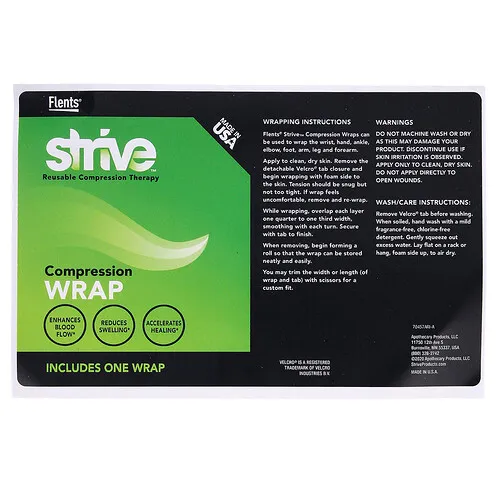 Strive, Compresión, Negro, 1 envoltura