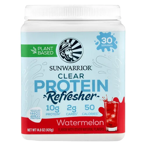 Sunwarrior, Refresco de proteínas transparentes, Sandía, 420 g (14,8 oz)
