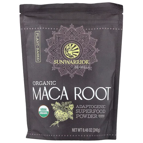 Sunwarrior, Raíz de maca orgánica, 240 g (8,46 oz)