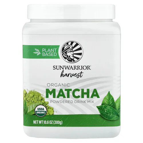 Sunwarrior, Harvest, Mezcla para preparar bebidas de matcha orgánico en polvo, 300 g (10,6 oz)