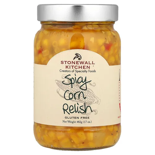 Stonewall Kitchen, Condimento de maíz picante, Medio`` 482 g (17 oz)