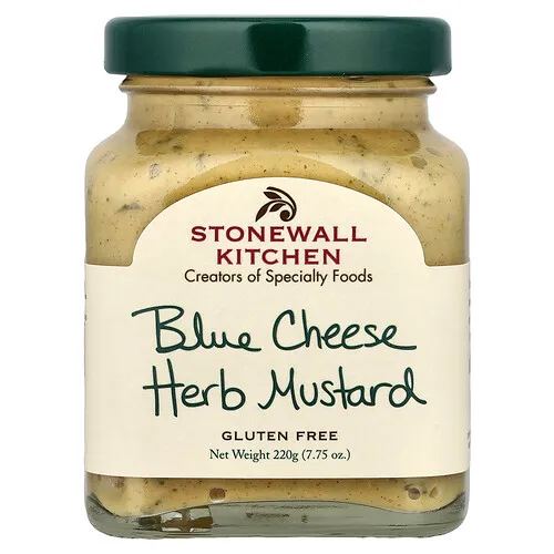 Stonewall Kitchen, Mostaza con hierbas y queso azul, 220 g (7,75 oz)