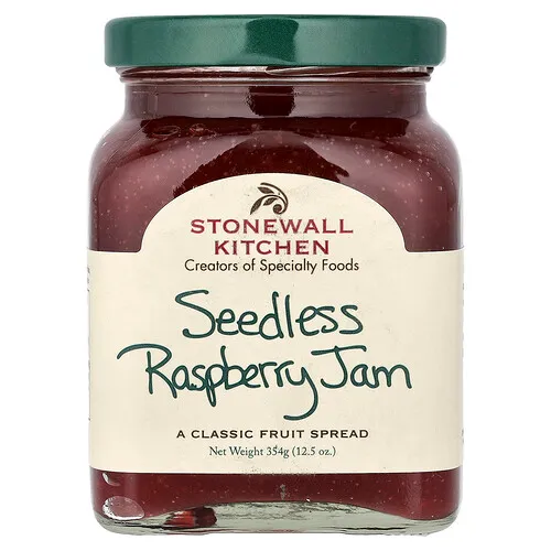 Stonewall Kitchen, Mermelada de frambuesa sin semillas, 354 g (12,5 oz)