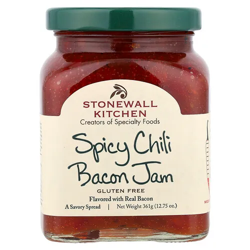 Stonewall Kitchen, Mermelada de chile y tocino picante, Mediana, 361 g (12,75 oz)