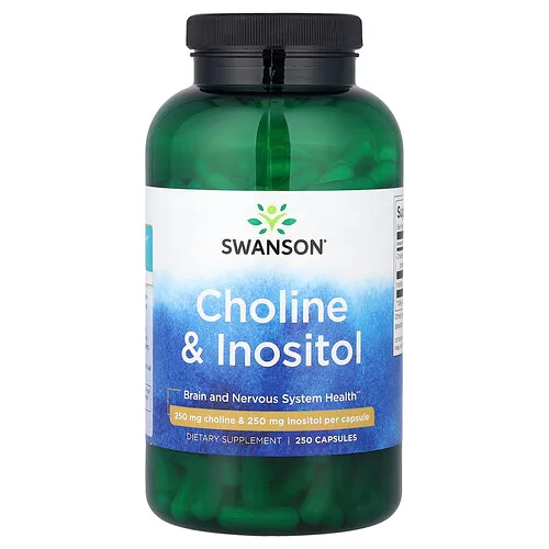 Swanson Vitamins, Colina e inositol, 250 cápsulas