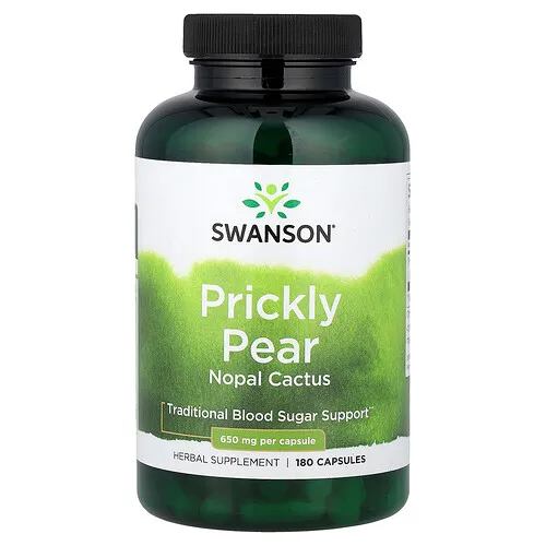 Swanson Vitamins, Nopal, Nopal, 180 cápsulas (650 mg por cápsula)