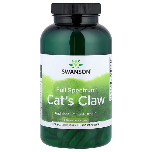 Swanson Vitamins, Uña de gato Full Spectrum®, 250 cápsulas (500 mg por cápsula)