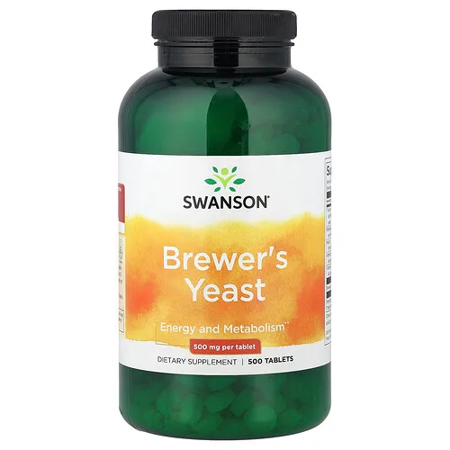 Swanson Vitamins, Levadura de cerveza, 500 comprimidos