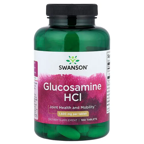 Swanson Vitamins, Clorhidrato de glucosamina, 1500 mg, 100 comprimidos